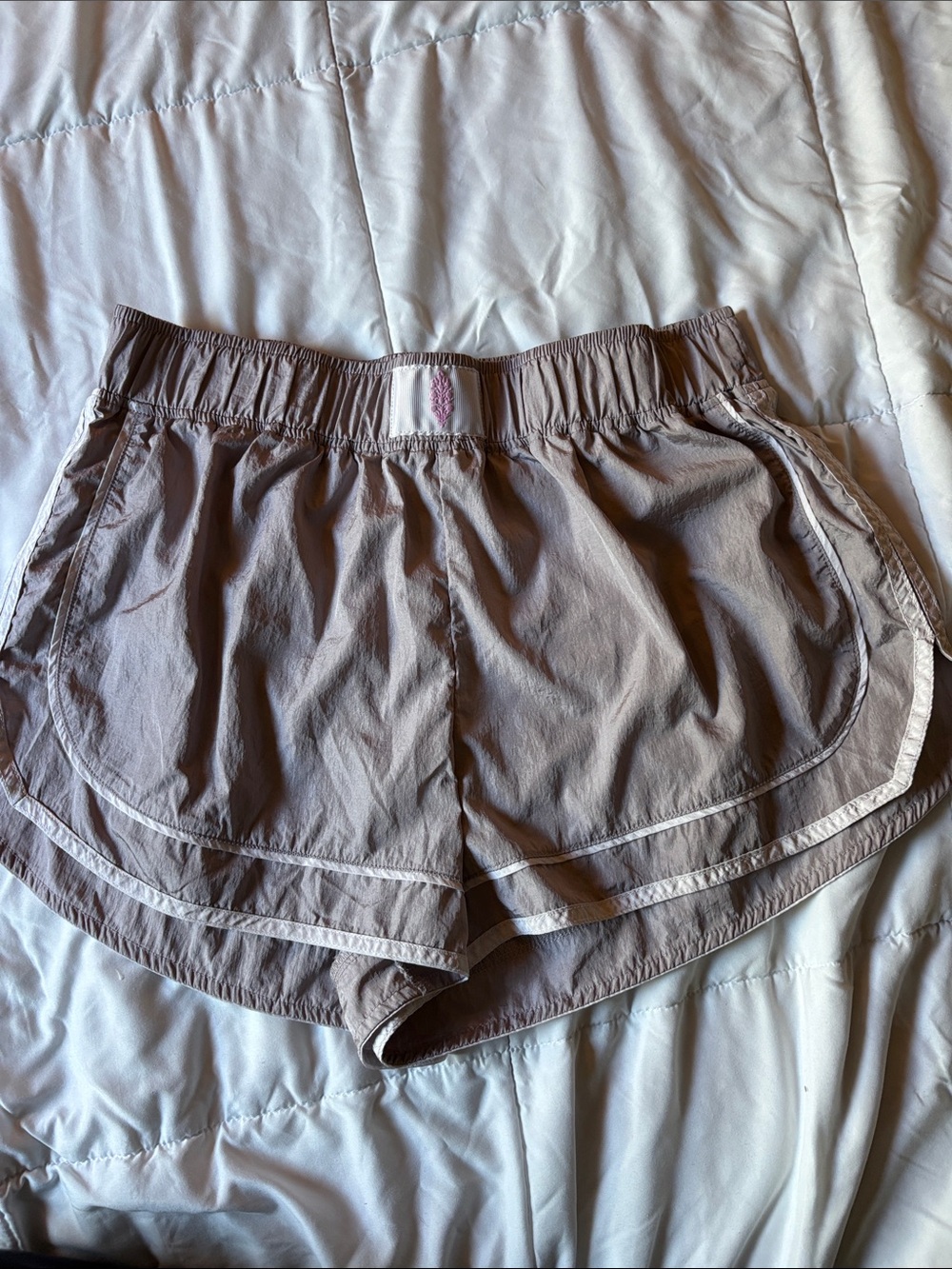 FP movement Womens mauve Running Shorts with Elastic Waist